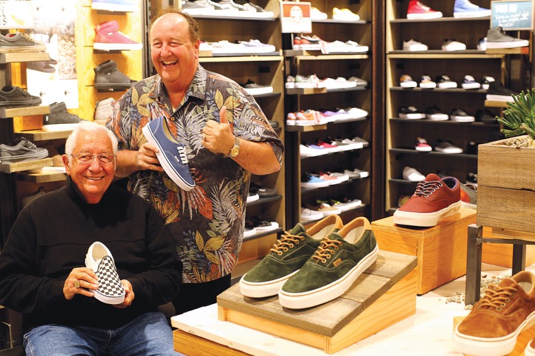 Paul van Doren and his son Steve