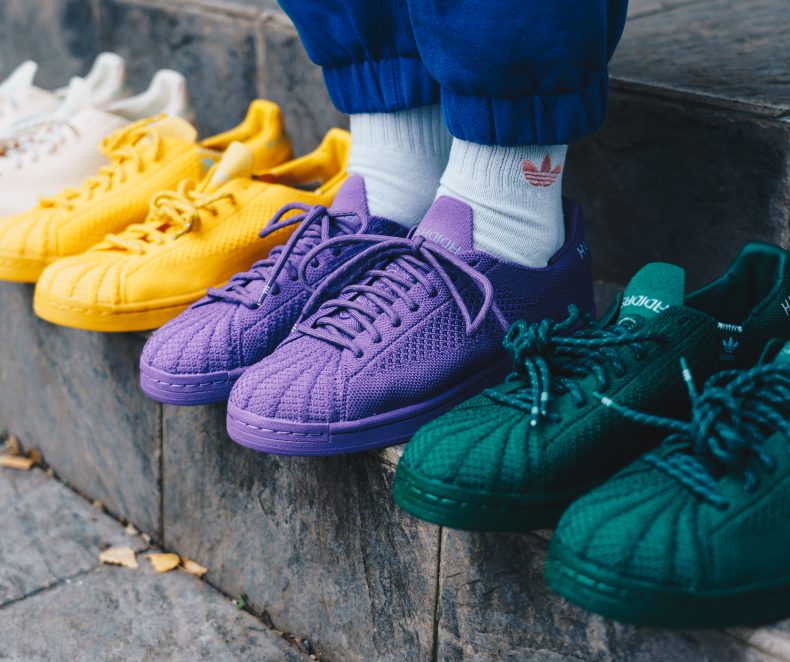 Barevná paleta nejnovější spolupráce adidas Originals x Pharrell Williams
