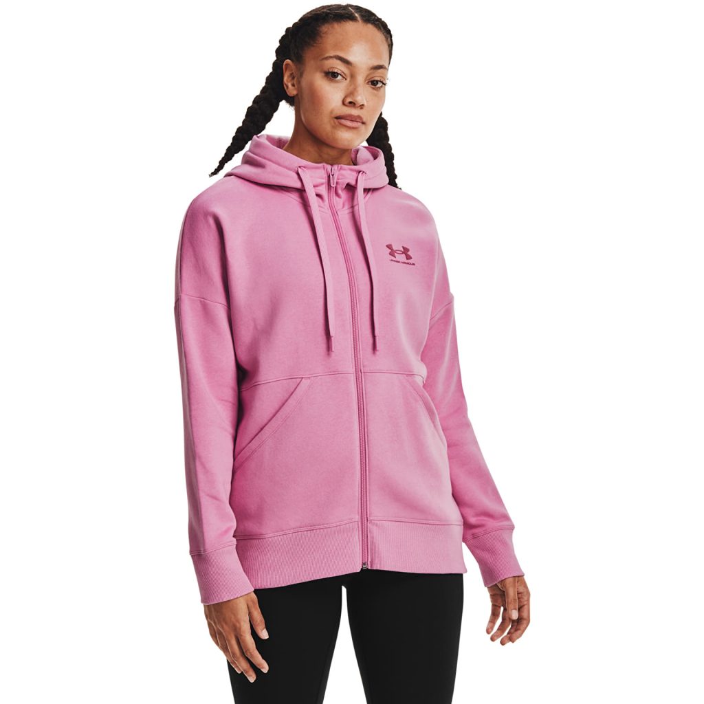 ruzova mikina under armour na zip